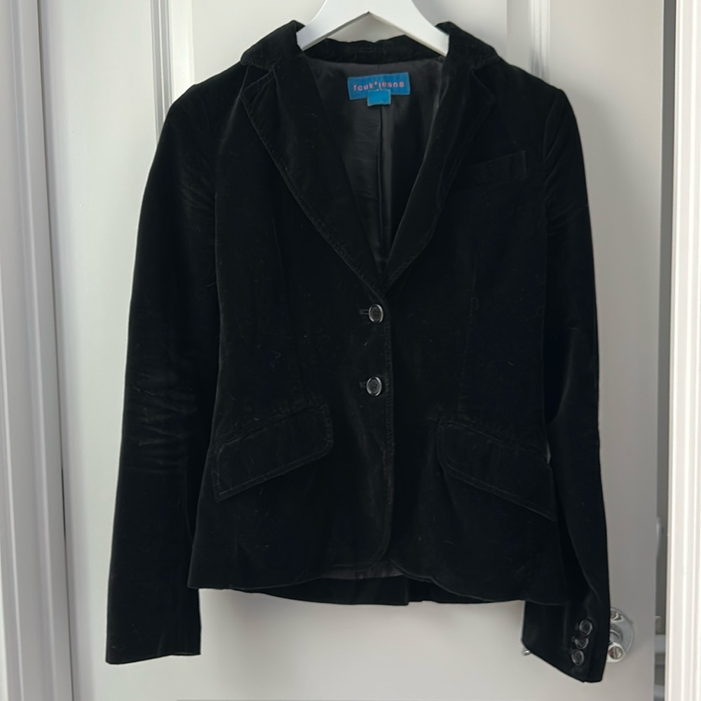 Fcuk Black Blazer Size 2